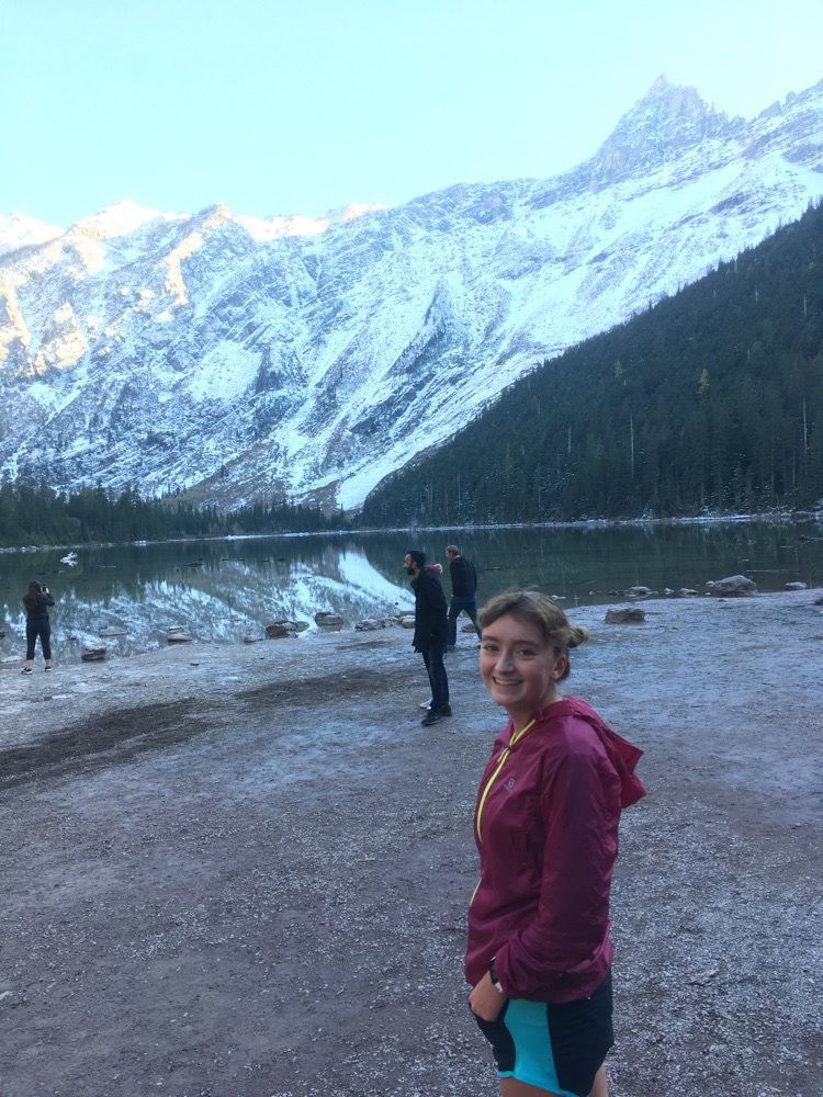 Kimberly Peacock at Avalanche Lake
